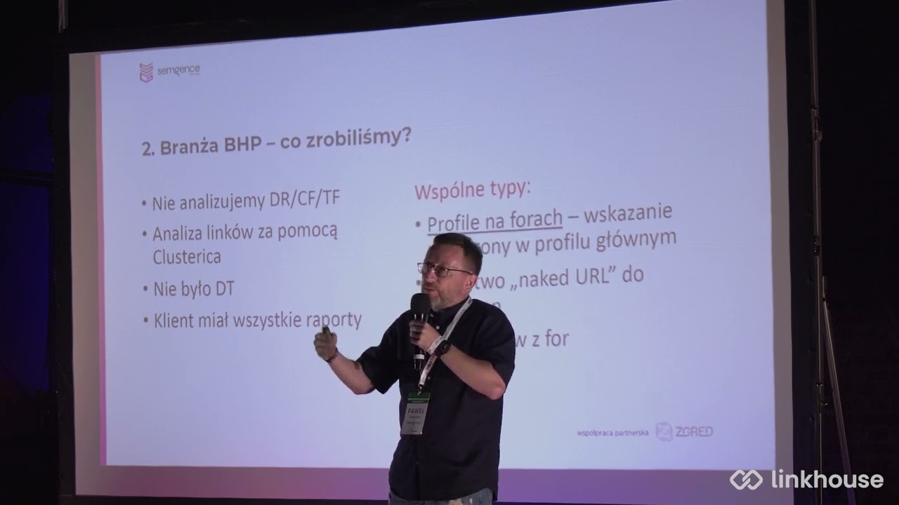 May the link be with you. Prelekcja Pawła Gontarka na SEO Poland On Tour by Linkhouse 2022