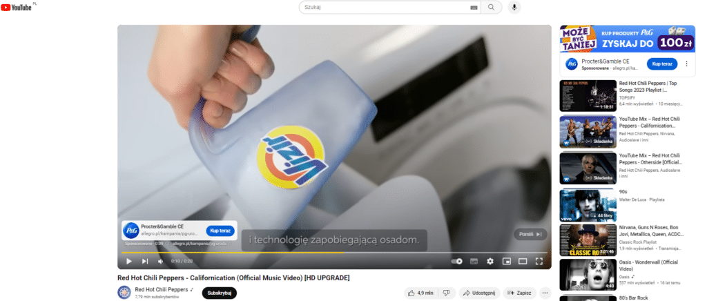 reklamy na YouTube