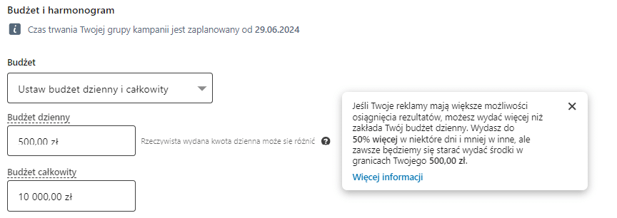 ustalanie budżetu linkedin ads