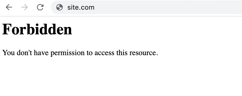 Błąd 403 w Google.