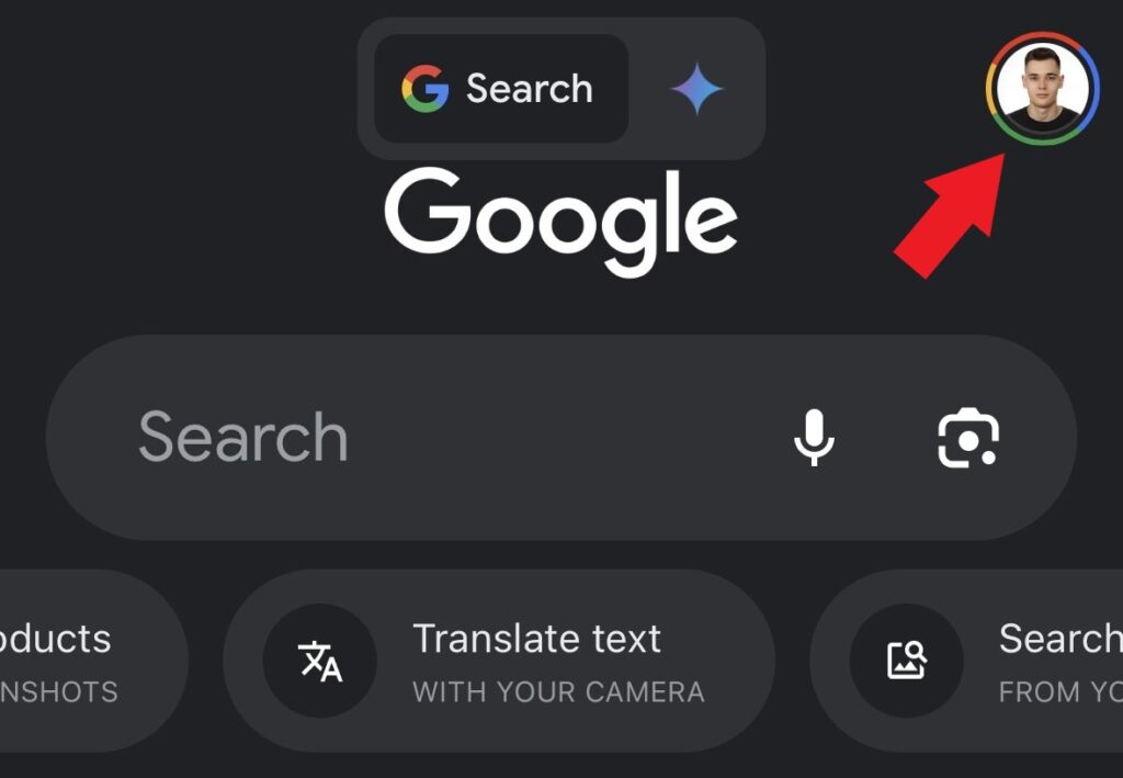 Otwieranie aplikacji Google Discover