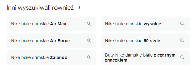 podpowiedzi google słowa kluczowe