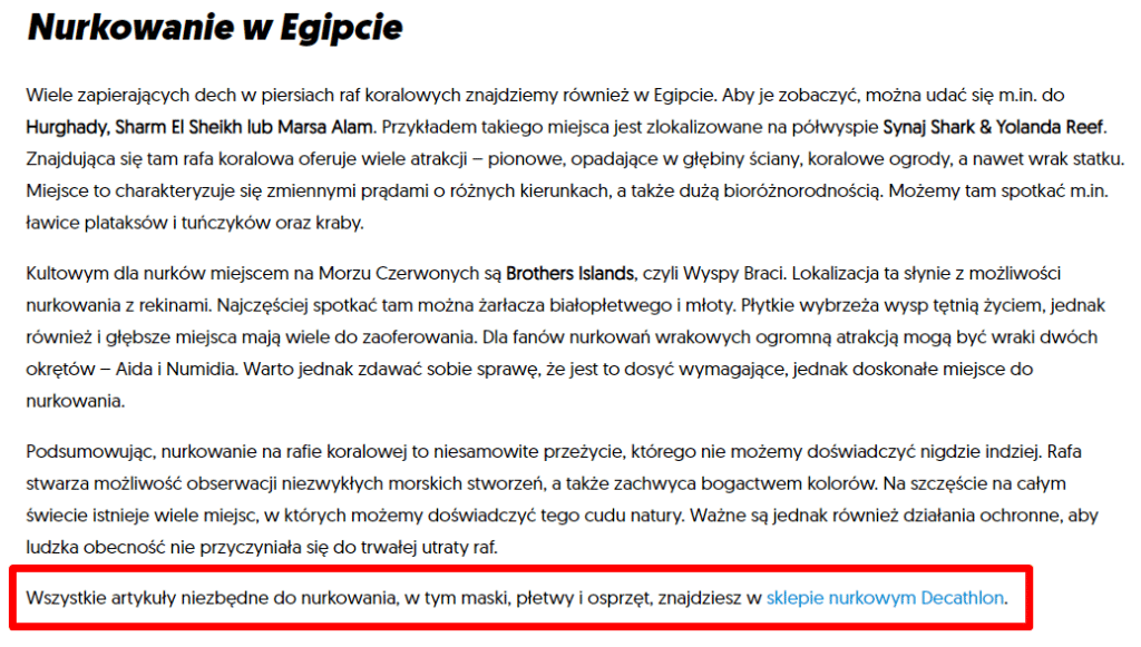 Niepozorne wezwanie do działania.