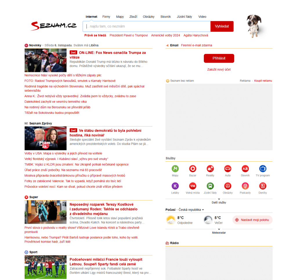 7. Seznam.cz – popularny czeski portal wyszukiwania
