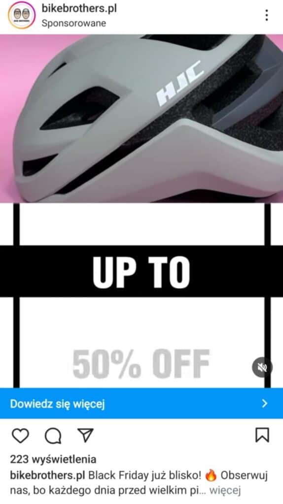 reklama wideo na Instagramie