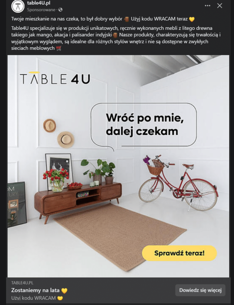 remarketing na facebooku