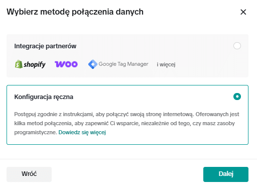 konfiguracja ręczna piksela na TikToku