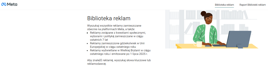 Biblioteka reklam Meta