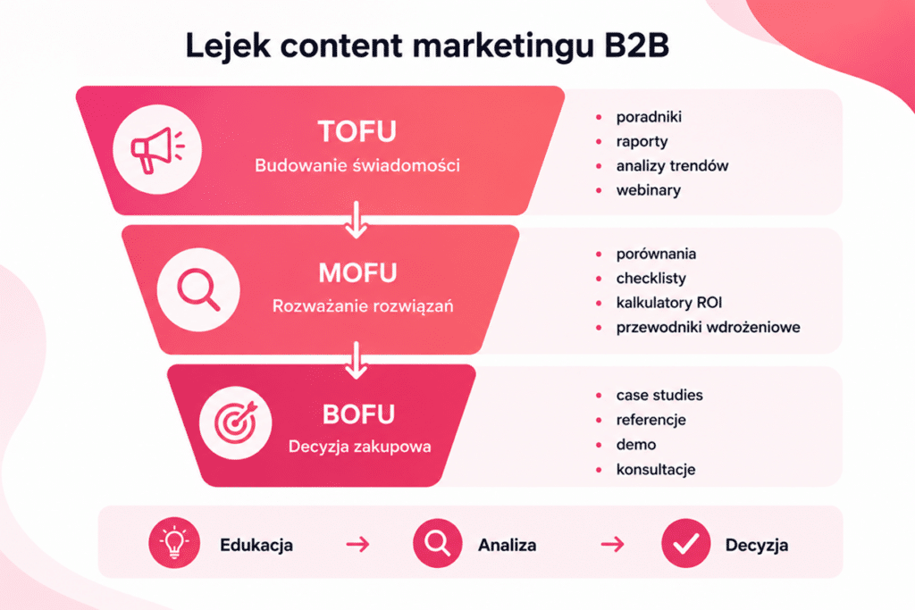 lejek w content marketingu B2B