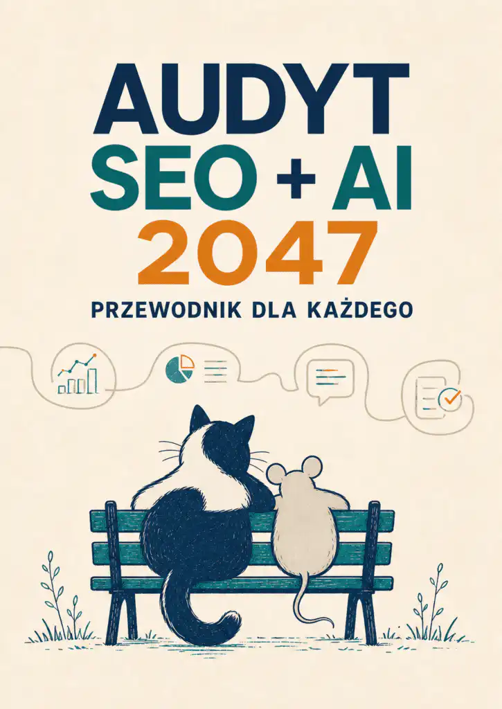 Okładka książki Audyt SEO + AI 2047 autorstwa Pawła Gontarka